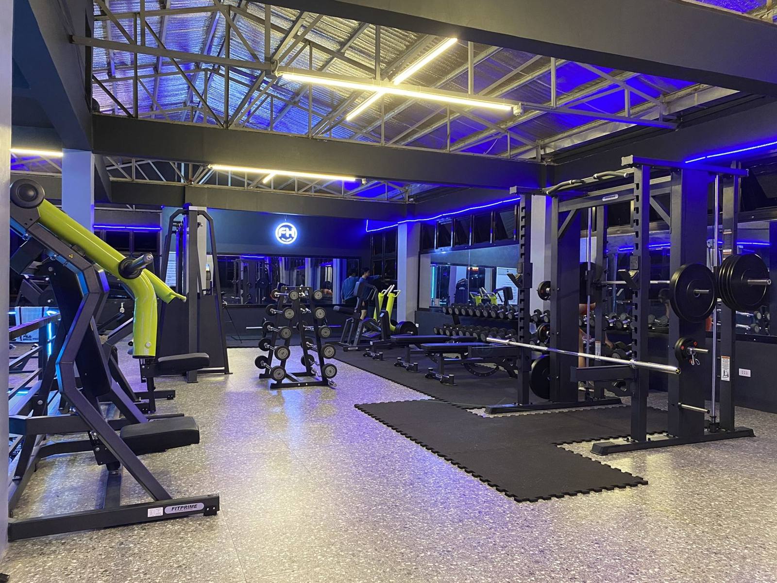 The FitnessHood Gym training floor